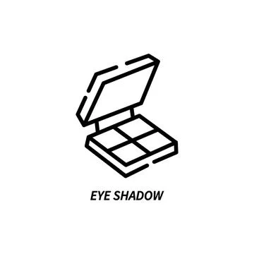 Eye shadow icon. Simple sign from beauty and personal care collection. Eye Stock Illustration