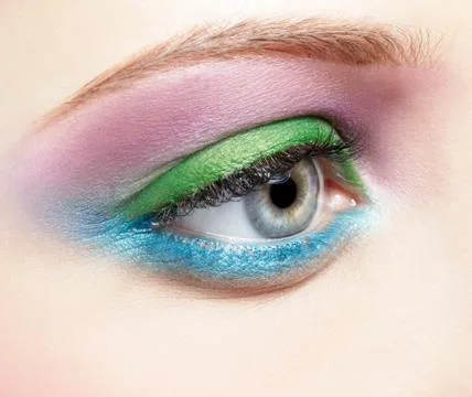 Eye shadow make up Stock Photos