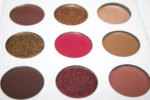 Eye shadow , makeup ,palette background Stock Photos