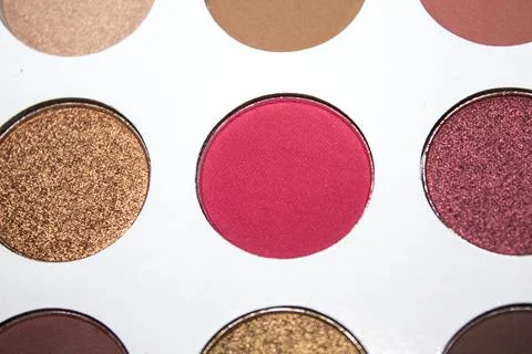 Eye shadow , makeup ,palette background Stock Photos