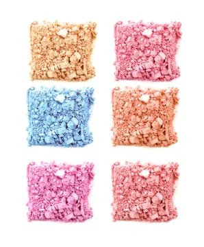 Eye shadow over white background Stock Photos