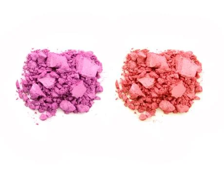 Eye shadow over white background Stock Photos