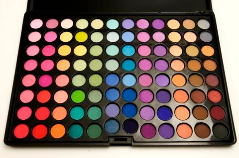 Eye shadow palette Stock Photos