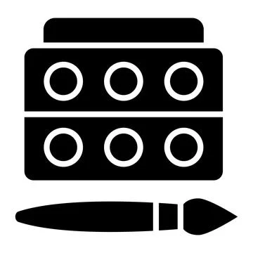 Eye shadow Vector Icon Design Illustration Stock Illustration