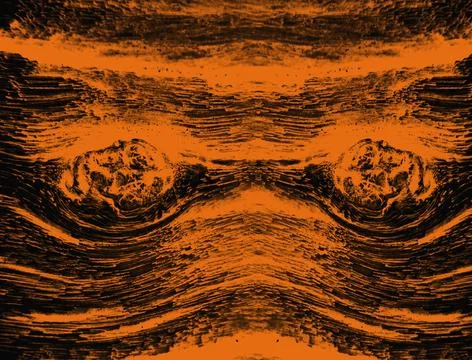 Eye-shaped orange texture for background designs or illustrations. 스톡 일러스트