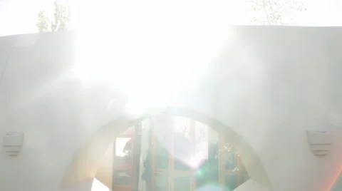 Eye-Shaped Window Video stock 40814245