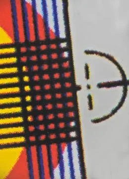 Eye sight testing sheet chart to be read by patients Фото