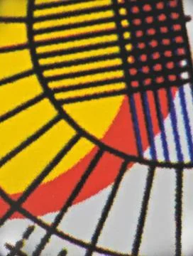 Eye sight testing sheet chart to be read by patients Stock-Fotos