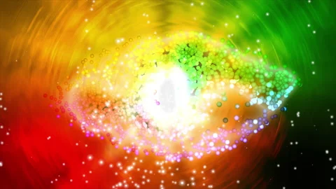 Eye Sign background with Particle effect Stock Footage 170634229