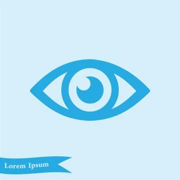 Eye sign symbol. Stock Illustration