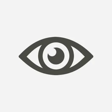 Eye sign symbol. Stock Illustration