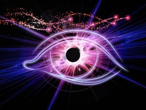 Eye of singularity Stock Illustration