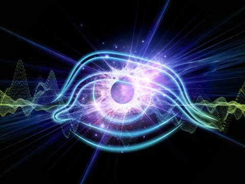 Eye of singularity Stock Illustration