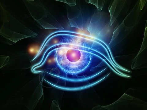 Eye of singularity Stock Illustration