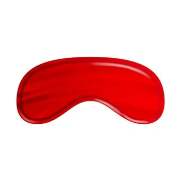 Eye Sleep Mask. Vector Isolated Illustration. Classic Sleeping Mask 스톡 일러스트