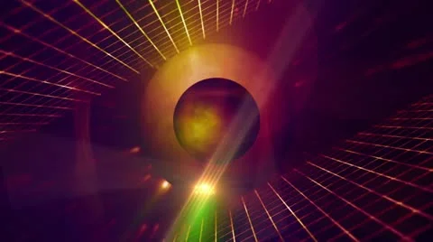 Eye on star background Video stock 11056494