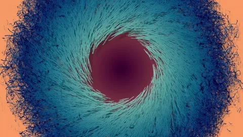Eye of the storm animated spiraling particles loop. Stock Footage 244920686
