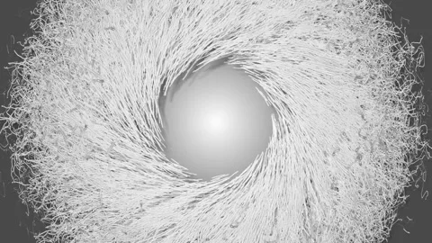 Eye of the storm animated spiraling particles loop. Stock Footage 244920691