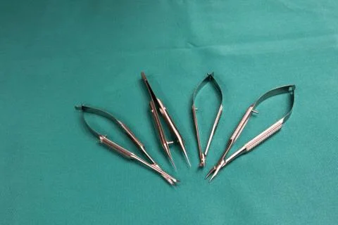 Eye surgery tools Stock Photos