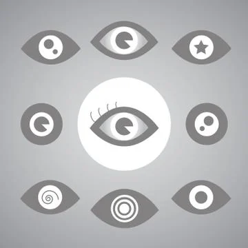 Eye symbol Stock Illustration