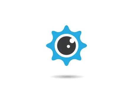 Eye symbol vector icon Stock Illustration