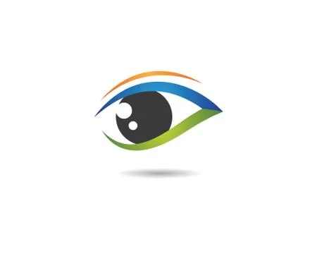 Eye symbol vector icon Stock Illustration