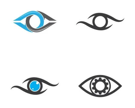 Eye symbol vector icon Stock Illustration