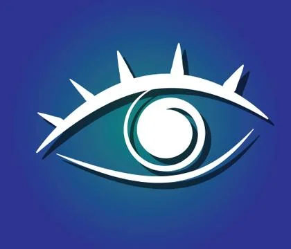 Eye symbol vector Stock Illustration