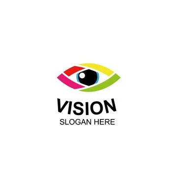 Eye tech logo design. Global vision logotype design graphic symbol icon Stock Illustration