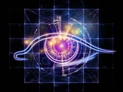Eye of technology Stock Illustration
