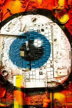 Eye on technology Stock Photos