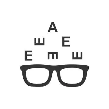 Eye Test Icon Stock Illustration