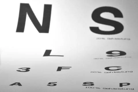 Eye test Stock Photos