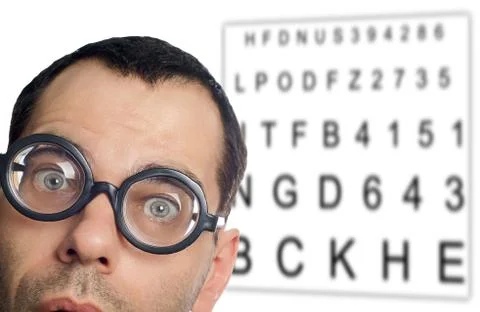 Eye test Stock Photos