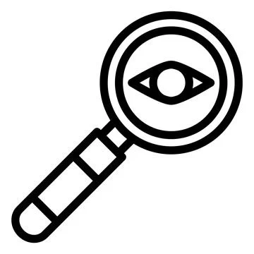 Eye Test Vector Icon Design Illustration Stock Illustration