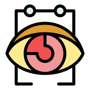 Eye tracking software analyzing human vision and behavior Stock Illustration