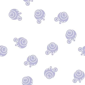 Eye transplant glyph seamless pattern Stock Illustration