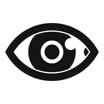 Eye trust value icon simple vector. Passion culture Illustrazione stock