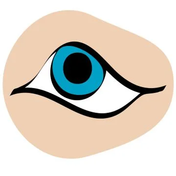Eye Vector Cartoon Stock Illustration