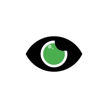 Eye vector design template illustration Illustrazione stock