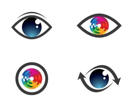Eye vector icon Stock Illustration
