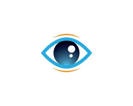 Eye vector icon Illustrazione stock