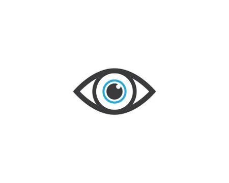 Eye vector icon Stock Illustration