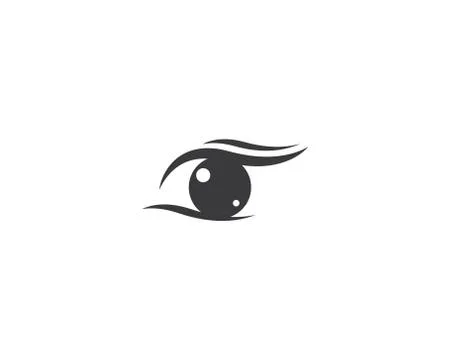Eye vector icon Stock Illustration