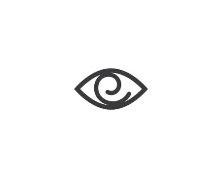 Eye vector icon Stock Illustration