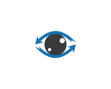Eye vector icon Stock Illustration