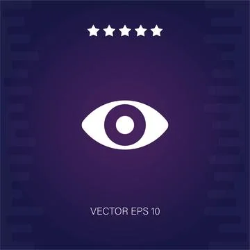 Eye vector icon Stock Illustration