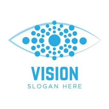 Eye vector logo design idea. Eye Health logo template Stock Illustration