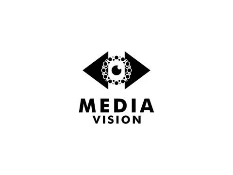 Eye Vision Chat logo, Vision Consult logo vector template Stock Illustration