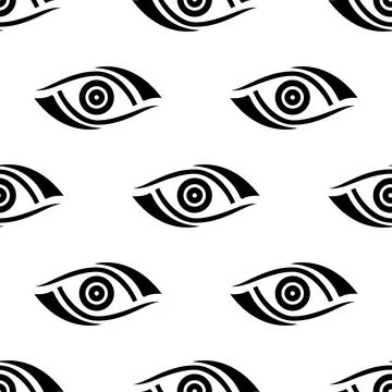 Eye vision isolated on white background Stock Illustration
